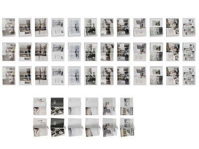 现代翻开的杂志