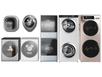 现代滚筒、双子洗衣机
