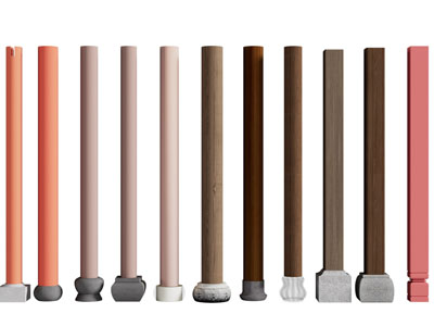 中式圆形、方形柱子3d模型 中式圆形、方形柱子