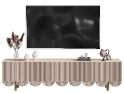 侘寂风电视柜、电视