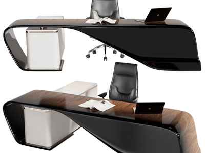 现代老板台、老板桌椅组合