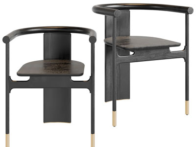 新中式扶手椅子、圈椅