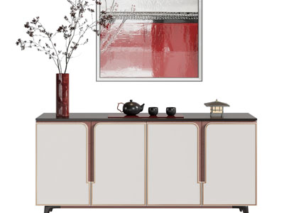 新中式玄关柜、边柜