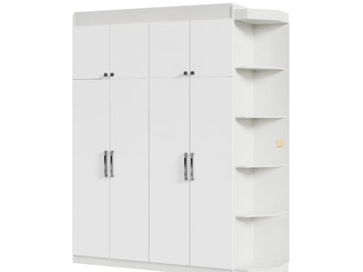 现代衣柜3d模型 现代衣柜