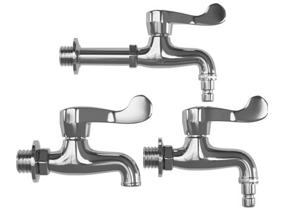 现代不锈钢水龙头3d模型 现代不锈钢水龙头