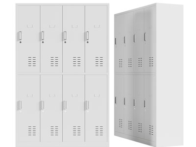 现代金属更衣柜、收纳衣柜3d模型 现代金属更衣柜、收纳衣柜