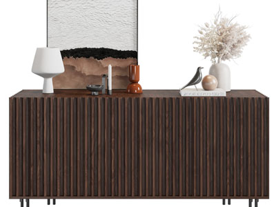 侘寂风玄关柜、边柜