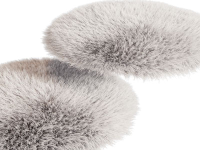 现代圆形毛绒地毯3d模型 现代圆形毛绒地毯