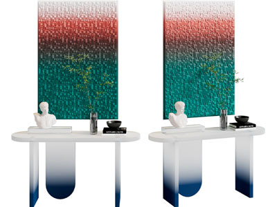 现代端景台、装饰画3d模型 现代端景台、装饰画