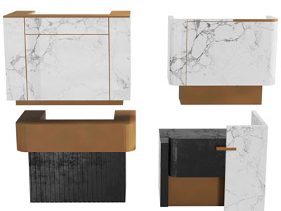 现代前台接待台