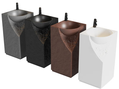 现代洗手台、洗手盆