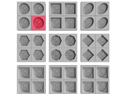 现代透光水泥砖3d模型 现代透光水泥砖