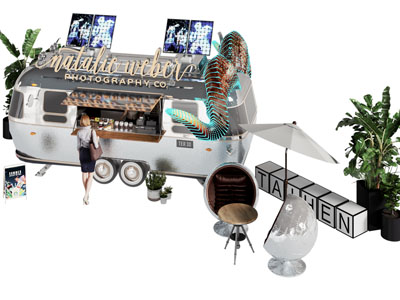 现代移动汽车咖啡馆