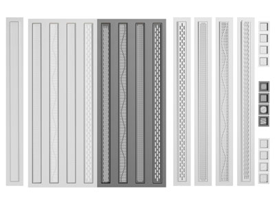 现代地漏3d模型 现代地漏