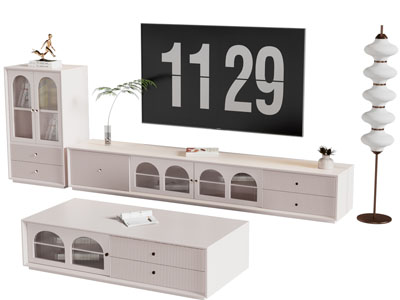 现代电视柜、边柜、茶几