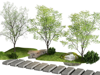 现代公园景观园艺小品