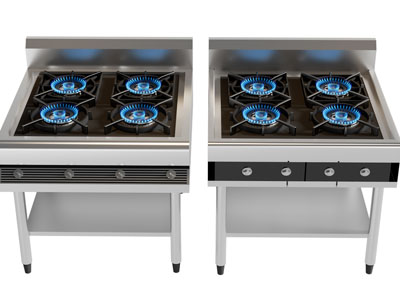 现代燃气灶、煲仔炉