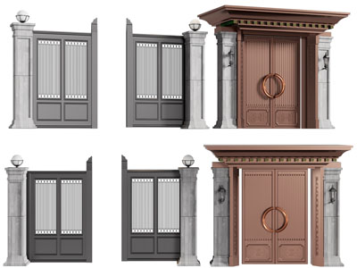 欧式庭院铜制大门