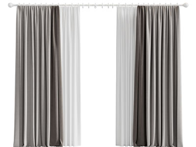 北欧布艺窗帘窗纱