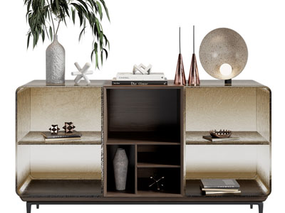 侘寂风玄关柜、边柜