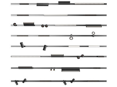 现代轨道灯、筒灯射灯