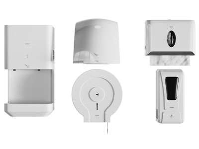 现代干手机、抽纸机卫浴小件