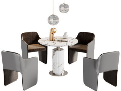 现代休闲桌椅组合