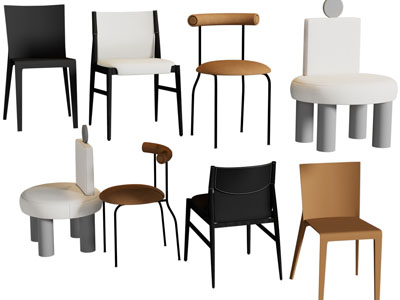 现代休闲椅子、餐椅