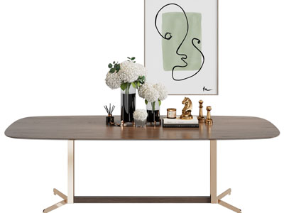 现代花瓶花卉、饰品摆件组合