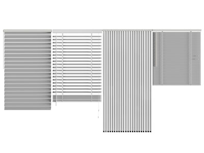 现代百叶窗帘、拉帘