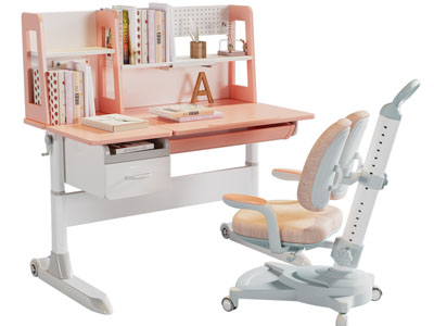 现代学生升降书桌椅组合