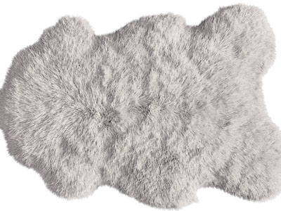 现代动物毛皮地毯3d模型 现代动物毛皮地毯