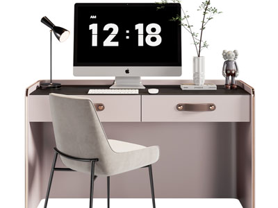 现代书桌椅组合