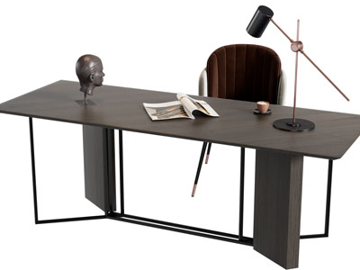 现代书桌椅组合