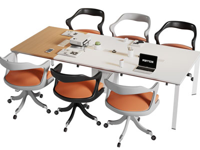 现代办公桌椅组合