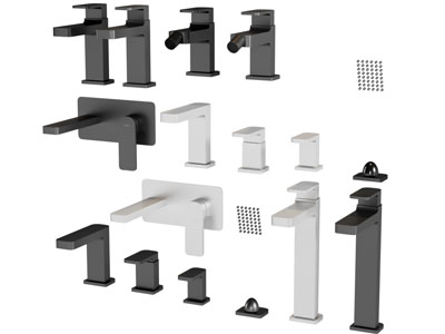 现代磨砂水龙头3d模型 现代磨砂水龙头