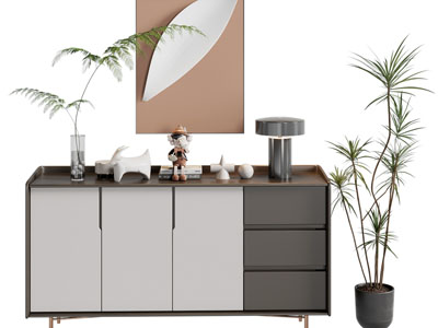 现代玄关柜、边柜