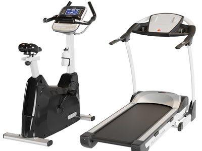 现代跑步机健身器材3d模型 现代跑步机健身器材