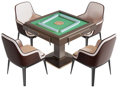 现代方形麻将娱乐桌