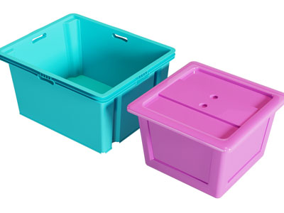 现代塑料收纳箱3d模型 现代塑料收纳箱