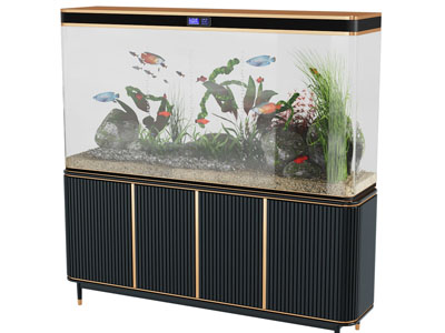 新中式鱼缸水族