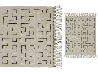 现代长方形地毯3d模型 现代长方形地毯