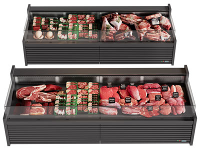 现代超市便利店生鲜保鲜柜