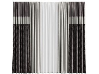 新中式窗帘窗纱