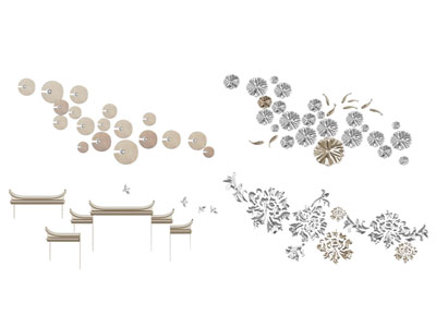 新中式墙饰挂件