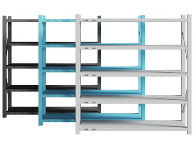 现代开放式货架3d模型 现代开放式货架