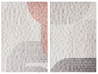 现代长方形地毯3d模型 现代长方形地毯