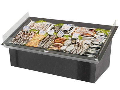 现代海鲜海鱼保鲜柜、展柜