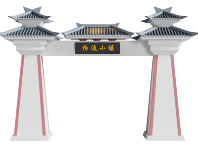 新中式仿古大门