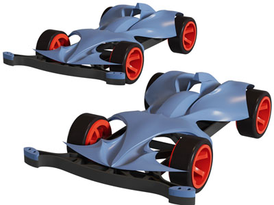 现代赛车、玩具四驱车